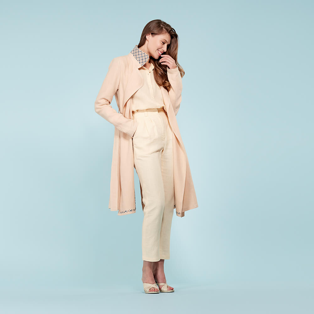 Vera — Linen Trench, Type - PDF